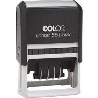 colop p55d custom made printer self-inking date stamp 60 x 40mm
