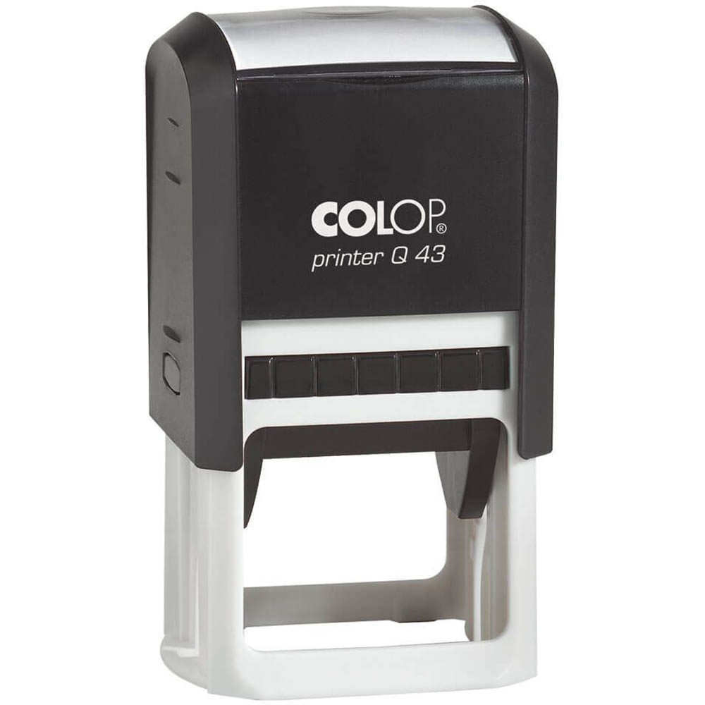 Image for COLOP Q43 CUSTOM MADE PRINTER SELF-INKING STAMP 43 X 43MM from Memo Office and Art