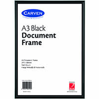 carven document frame a3 black