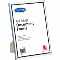 carven document frame a4 silver