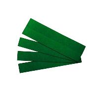 quartet magnetic strips 22 x 150mm green pack 25