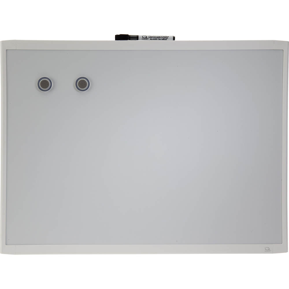 Image for QUARTET BASICS WHITEBOARD 430 X 580MM WHITE FRAME from Olympia Office Products