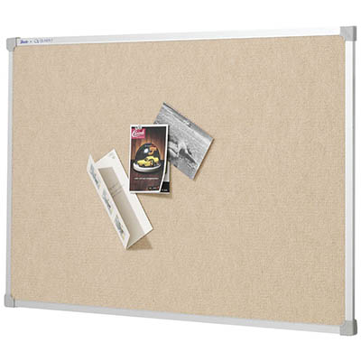 Image for QUARTET PENRITE FABRIC BULLETIN BOARD 900 X 600MM BEIGE from BusinessWorld Computer & Stationery Warehouse