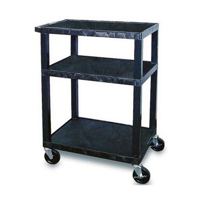 Image for TUFFY UTILITY TROLLEY 3 SHELF 860MM BLACK from That Office Place PICTON