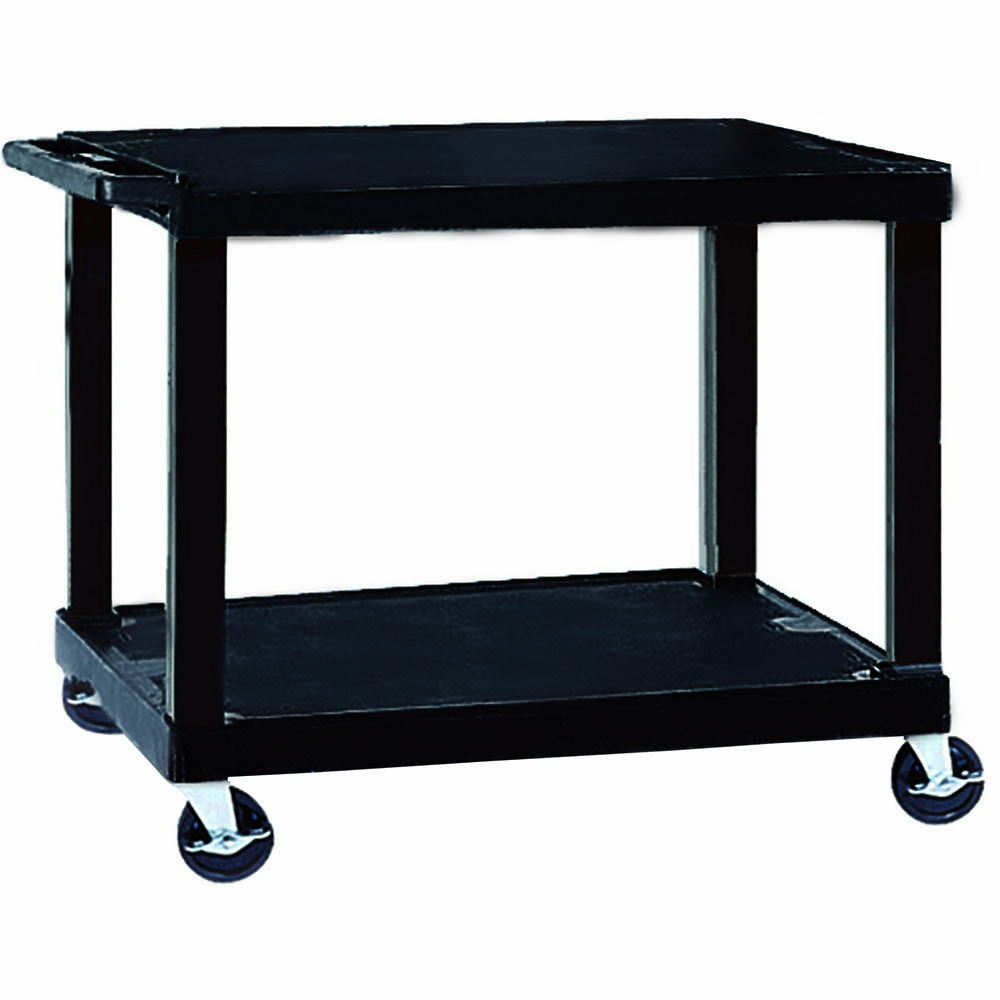 Image for TUFFY HEAVY DUTY TROLLEY 2 SHELF BLACK from BusinessWorld Computer & Stationery Warehouse