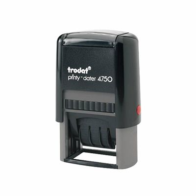 Image for TRODAT 4750 PRINTY SELF-INKING DATE STAMP RECEIVED 4 BAND 41 X 24MM RED/BLUE from Office Express