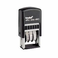 trodat 4810 printy self-inking date stamp 4 band 3.8mm black