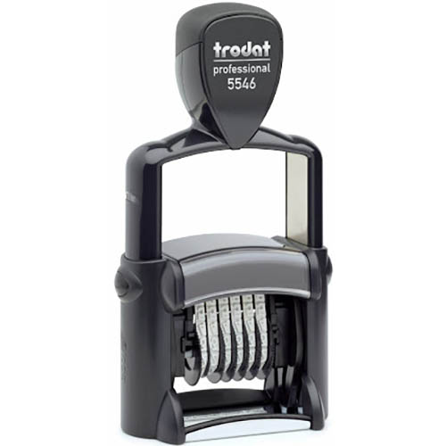 TRODAT 5546 PROFESSIONAL SELF-INKING NUMBERER STAMP 6 BAND 4MM BLACK |  | 7018658