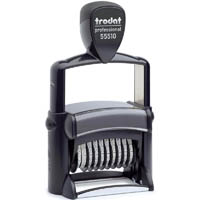 trodat 55510 professional self-inking numberer stamp 10 band 5mm black