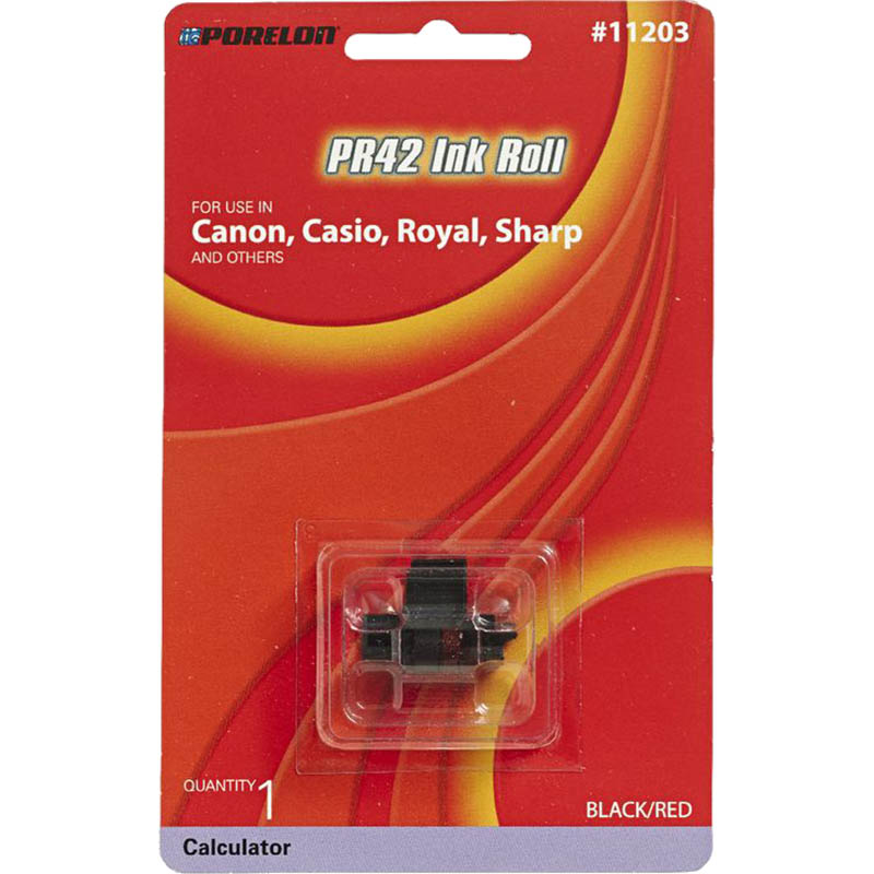 Image for SHARP PR42 REPLACEMENT INK ROLLER BLACK/RED from That Office Place PICTON