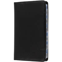 debden dayplanner pr-slim personal edition 172 x 96mm genuine leather black