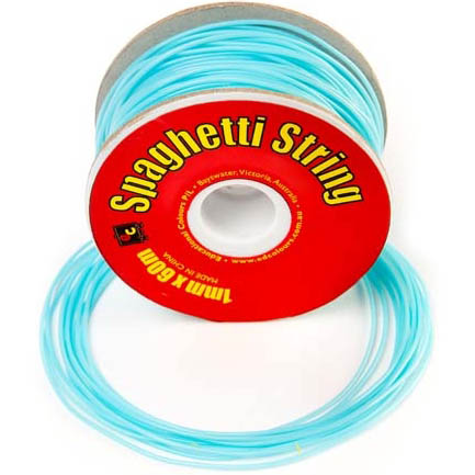 Image for EDUCATIONAL COLOURS SPAGHETTI STRING PVC TUBE 1MM X 60M PALE BLUE from Prime Office Supplies