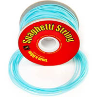 educational colours spaghetti string pvc tube 1mm x 60m pale blue