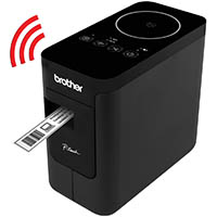 brother pt-p750 p-touch wireless desktop label printer black