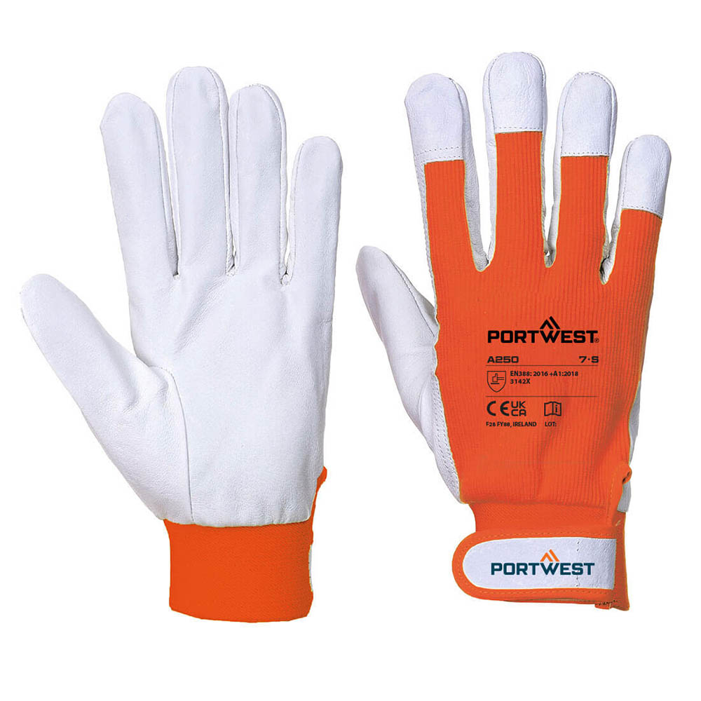 Image for PORTWEST TERGSUS GLOVE SMALL ORANGE from BusinessWorld Computer & Stationery Warehouse