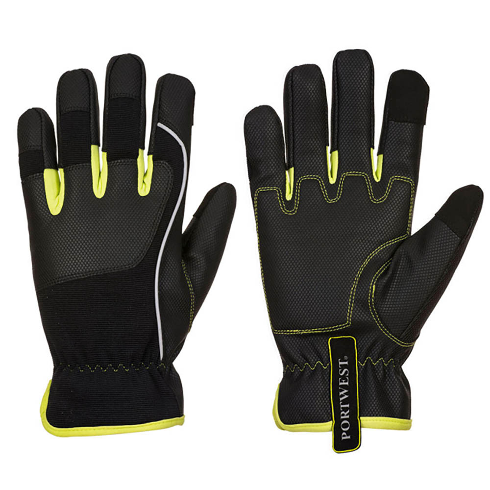 Image for PORTWEST PW3 TRADESMAN GLOVE MEDIUM BLACK from BusinessWorld Computer & Stationery Warehouse