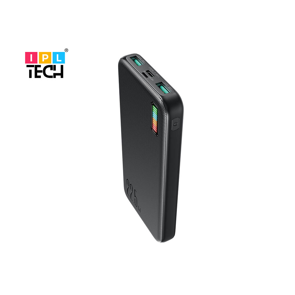 Image for IPL TECH TURBOCHARGE POWER BANK 10000MAH BLACK from Challenge Office Supplies