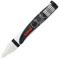 uni-ball chalk marker bullet tip 2.5mm white