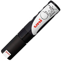 uni-ball chalk marker chisel tip 8mm black