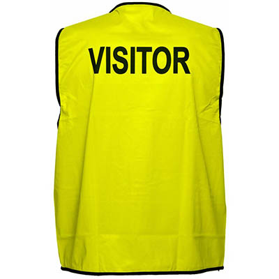 Image for PRIME MOVER MV120 HI-VIS VEST PRINTED VISITOR DAY USE ONLY from Office Play