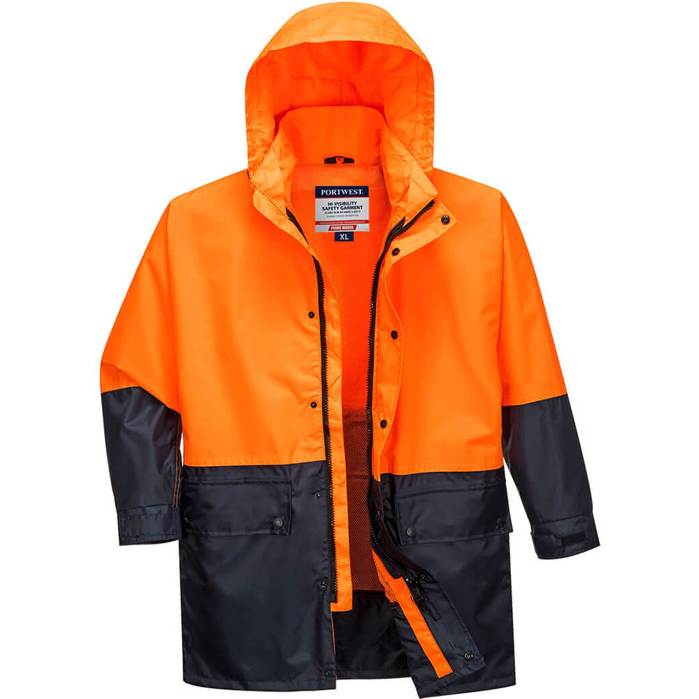 Image for HUSKI KIMBERLEY LIGHTWEIGHT HI-VIS RAIN JACKET 2-TONE from That Office Place PICTON