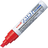 uni-ball px-30 paint marker chisel 8.0mm red