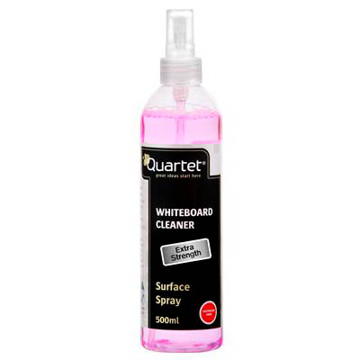 Image for QUARTET WHITEBOARD CLEANER EXTRA STRENGTH 500ML PINK from Clipboard Stationers & Art Supplies