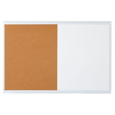Image for QUARTET BASICS COMBINATION BOARD 600 X 900MM WHITE FRAME from York Stationers