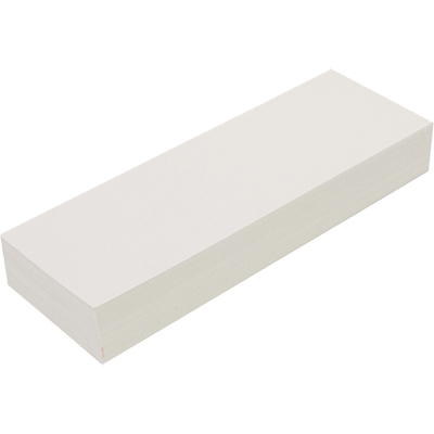 Image for BRENEX SENTENCE CARD BLANK 300 X 100MM WHITE PACK 100 from Olympia Office Products