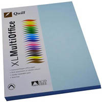 quill coloured a4 copy paper 80gsm powder blue pack 100 sheets