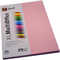 quill coloured a4 copy paper 80gsm musk pack 100 sheets