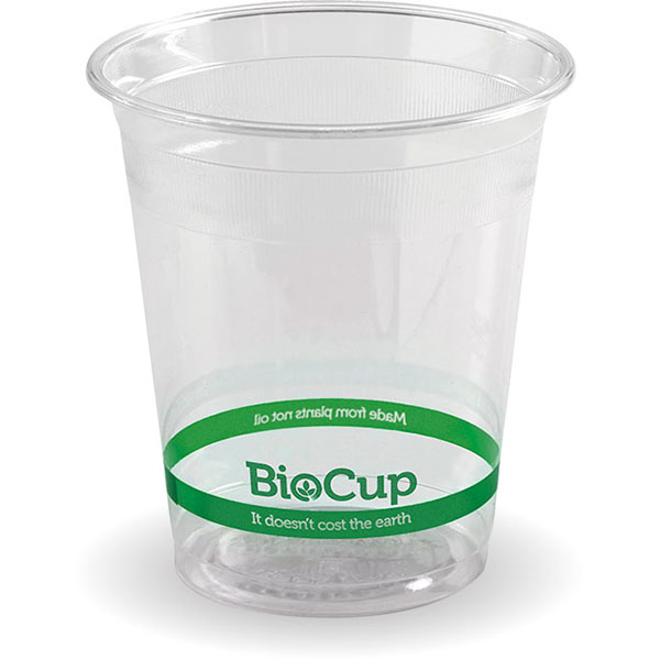 Image for BIOPAK BIOCUP PLA CUP 200ML CLEAR PACK 100 from Mercury Business Supplies