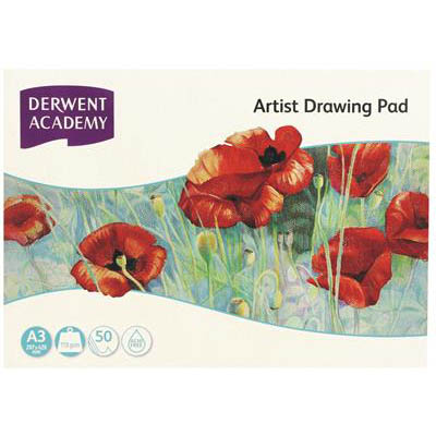 DERWENT ACADEMY ARTIST DRAWING PAD LANDSCAPE A3 50 SHEET |  | 7051162i