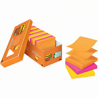 post-it r330-18ssaucp super sticky pop up notes 76 x 76mm energy boost cabinet pack 18