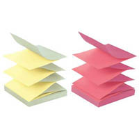 post-it r330-u-alt pop up notes 76 x 76mm alternating pastel colours pack 12