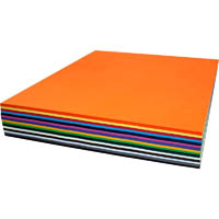 rainbow cover paper 125gsm 380 x 510mm assorted pack 500