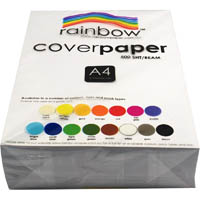 rainbow cover paper 125gsm a4 white pack 500