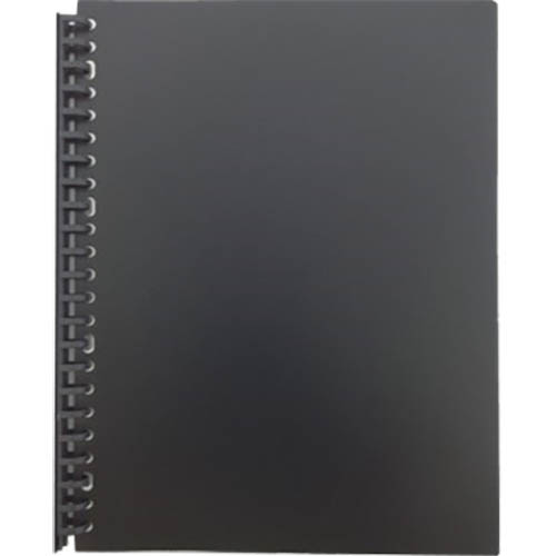 Image for PROTEXT DISPLAY BOOK REFILLABLE 20 POCKET A4 BLACK from Clipboard Stationers & Art Supplies