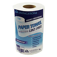 livingstone paper towel biodegradable 19cm x 80m white