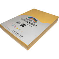 rainbow coloured a3 copy paper 80gsm 500 sheets lemon yellow