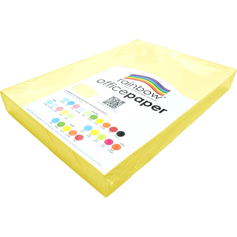 Image for RAINBOW COLOURED A3 COPY PAPER 80GSM 500 SHEETS SAND from Challenge Office Supplies