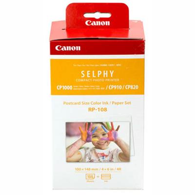 Image for CANON RP108 INK CARTRIDGE AND PAPER PACK 108 SHEETS from Office Heaven