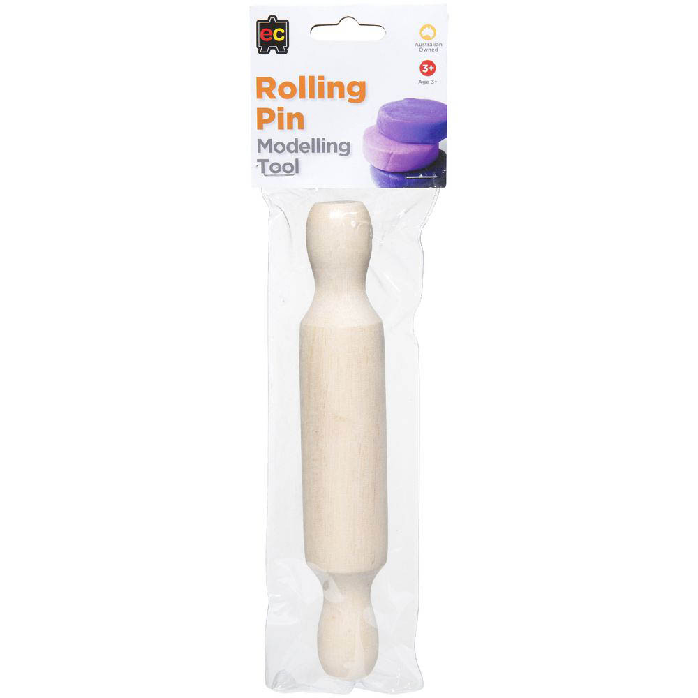 Image for EDUCATIONAL COLOURS WOODEN ROLLING PIN 225MM from Clipboard Stationers & Art Supplies