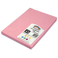 rainbow system board 150gsm a4 pink pack 100