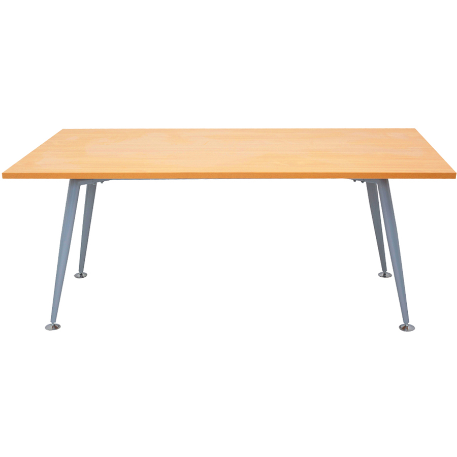 Image for RAPID SPAN MEETING TABLE 1800 X 750MM BEECH/SILVER from Office Play
