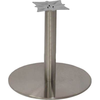 Image for RAPIDLINE ROUND COFFEE TABLE FRAME 600MM STAINLESS STEEL from BusinessWorld Computer & Stationery Warehouse