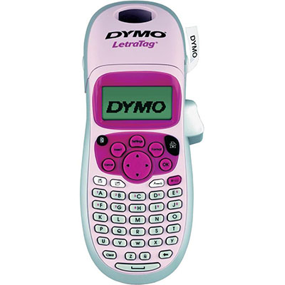 Image for DYMO LT100-H LETRATAG HANDHELD PERSONAL LABEL MAKER PINK from Mitronics Corporation
