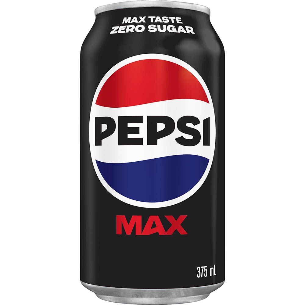 Image for PEPSI MAX CAN 375ML PACK 30 from Clipboard Stationers & Art Supplies