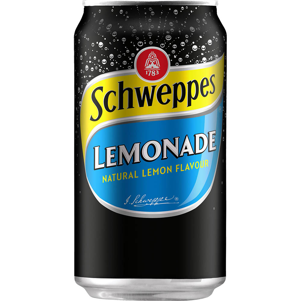 Image for SCHWEPPES LEMONADE CAN 375ML PACK 30 from Prime Office Supplies