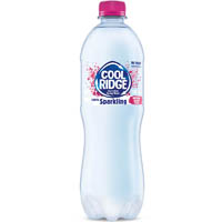 cool ridge lightly sparkling water pet berry 500ml carton 24